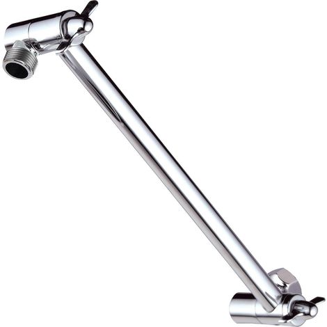 Sollbry Verstellbarer Duschkopf-Verlängerungsarm, 11 Zoll Messing-Duscharm-Verlängerungs-Hardware-Halterung (1/4)