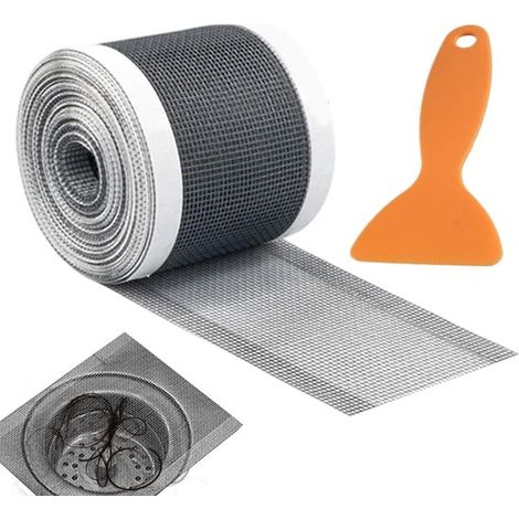 3 protectores de desagüe para cabello,Cubiertas de malla ajustables,cubiertas de filtro de desagüe,Protección práctica para baño (1/4)