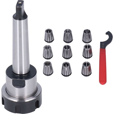 Tige d'extension de mandrin à pince MTA ER25, support de serrage, Kit d'outils pour fraisage CNC LatheMTA2-ER25-M10