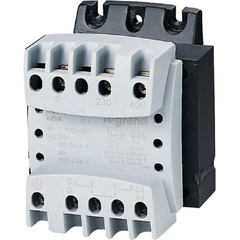Legrand trasformatore di isolamento e sicurezza tras230/400-12/24v100va