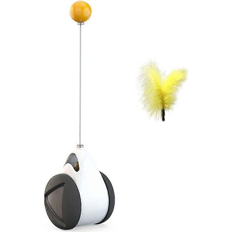 Tumbler-Schaukelspielzeug für Katzen, interaktives Kätzchen-Balance-Auto, Katzenjagdspielzeug mit Katzenminze, Funny Pet Pro (1/5)