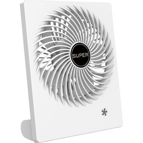 Tischventilator – Wiederaufladbar – 3 Geschwindigkeitsstufen – 180° Neigung – Extrem leise – Tragbar – 1 Stück (1/5)