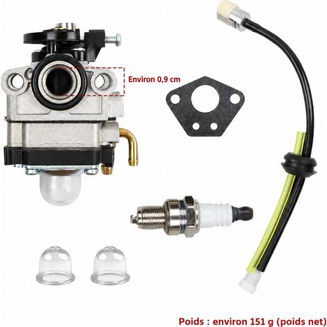 Kit carburateur 139 à tube coudé 6 pièces pour débroussailleuse 43cc 49cc 52cc 139 6 300 g – Livraison gratuite