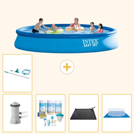 Intex Piscine Easy Set Ronde - 457x84 cm - 6-pièces  S20943 (1/3)