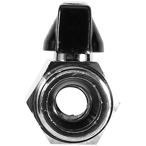 Vanne à bille 1/2" filetage mâle x femelle pour compresseur d'air (1/5)