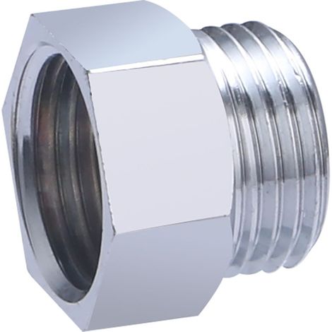 Nipplo maschio femmina, uguale, cromato, MF15x21  NOYON & THIEBAULT