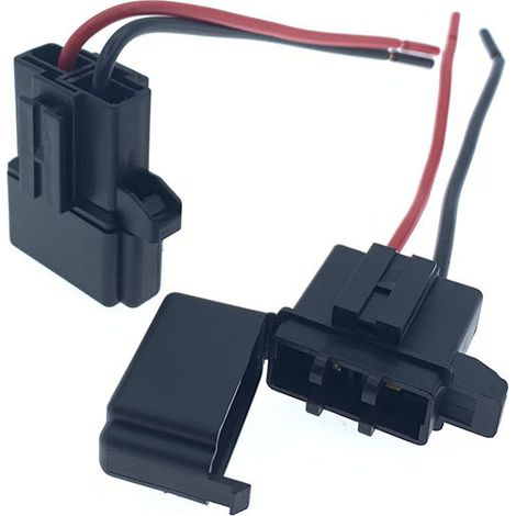 Wasserdichter Kfz-Sicherungskasten, Kfz-Umbausteckdose, mittelgroßer Sicherungshalter mit Kabel (1/4)