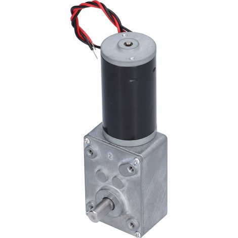 Moteur électrique à engrenage auto-bloquant, couple élevé, 24V 10tr/min, pour automatismes, rideaux et instruments (1/5)