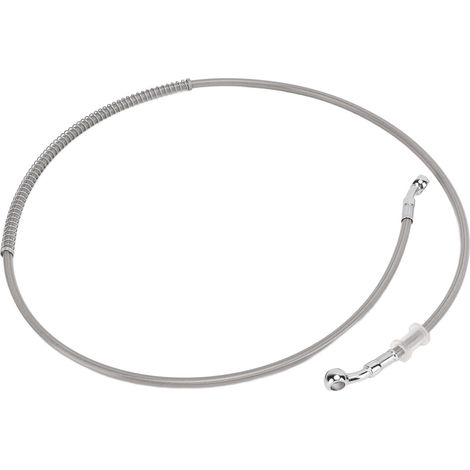 Tuyau de frein moto 130cm en acier PVC, flexible d'embrayage sensible, universel pour motocyclette (1/5)