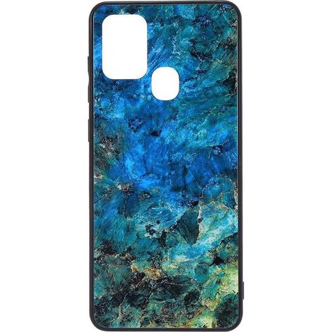 Coque rigide pour Samsung Galaxy A21s - Motif marbre coloré - Étui de protection (1/4)