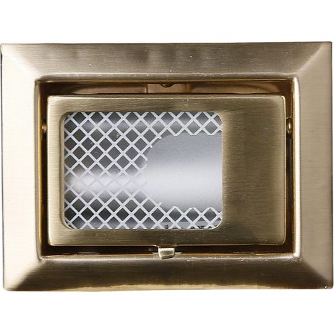 Spot encastré escalier rectangulaire doré G4 20W MS-07