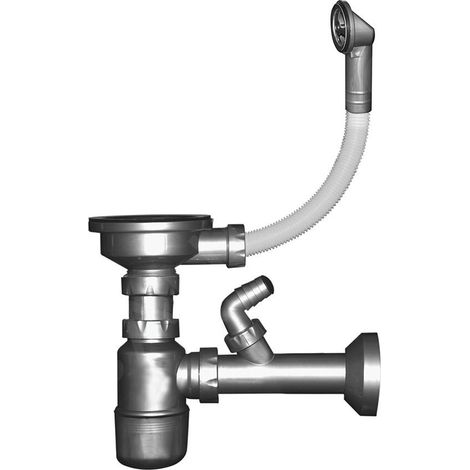 Novaservis Siphons - Siphon d'évier avec trop-plein NSP51