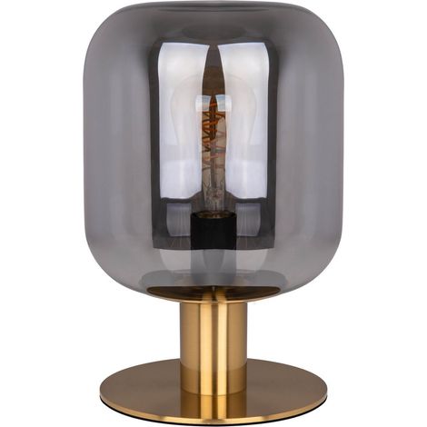 Naeve ALESSIO Lampe de table cylindrique dorée 1xE27 (1/5)