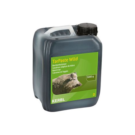 Goudron de hêtre 5 kg – 100% naturel – Attire sangliers, cerfs et chevreuils – Application sur troncs d'arbres – Kerbl