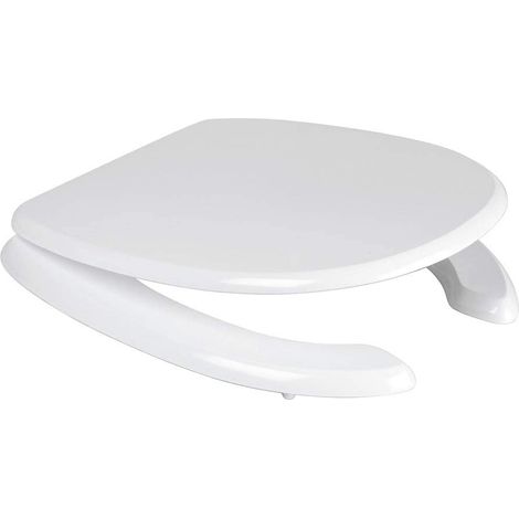 Copriwater universale per disabili legno bianco coprivaso wc Damast