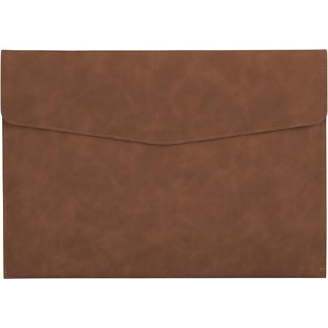 Cartella A4 505 busta marrone con chiusura a scatto
