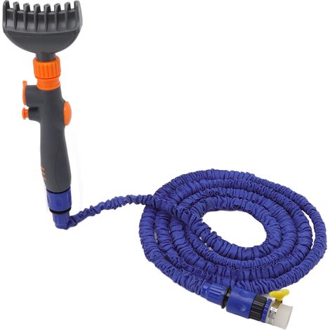 Peigne de Nettoyage pour Filtre à Cartouche Orange avec Tuyau d'Eau pour Piscine