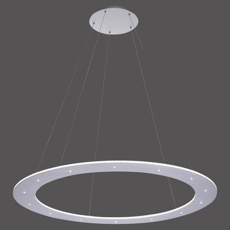 Suspension LED Pure Cosmo Métal brossé - Ø 75cm - 2539-95