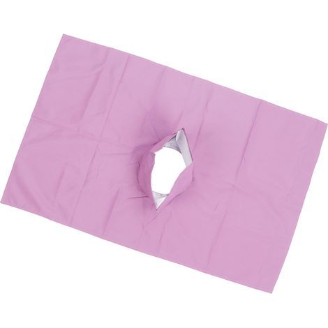 Housse de table de massage lavable en coton, 50x80 cm, pour institut de beauté, couleur violette (1/5)