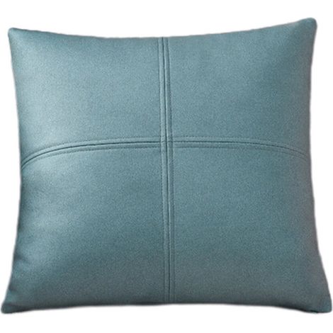 Housses de coussin décoratives en similicuir Guanhe 45 x 45 cm, housses de coussin en cuir pour canapé, lit, jardin et décoration in (1/5)