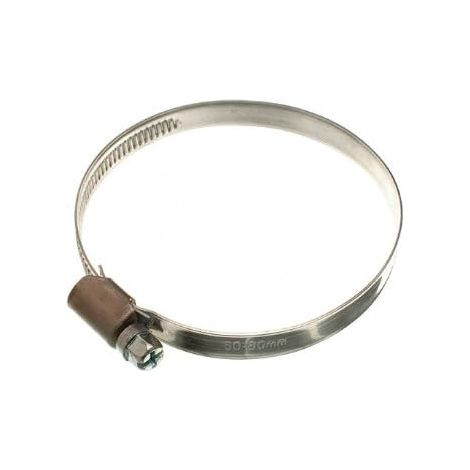 1 collier de serrage de 50 à 70 mm, type Jubilee à vis sans fin, acier BZP (1/2)