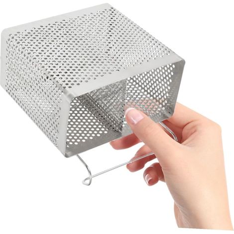 Porte-baguettes inox suspendu double compartiment, crochets pour vaisselle pratique