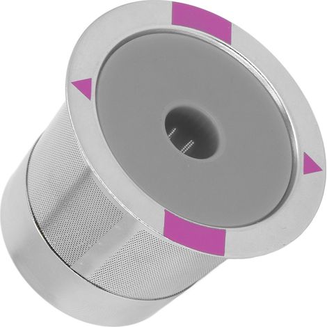 Kaffeekapsel aus Metall, wiederverwendbarer Edelstahlfilter für Kaffeemaschinen. (1/5)