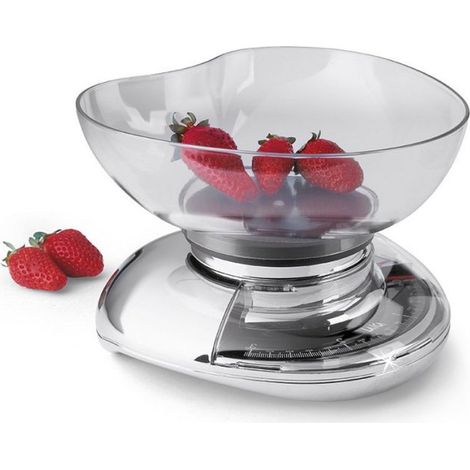 Laica LC7107 Küchenwaage Mechanische Küchenwaage Chrom Arbeitsfläche Oval