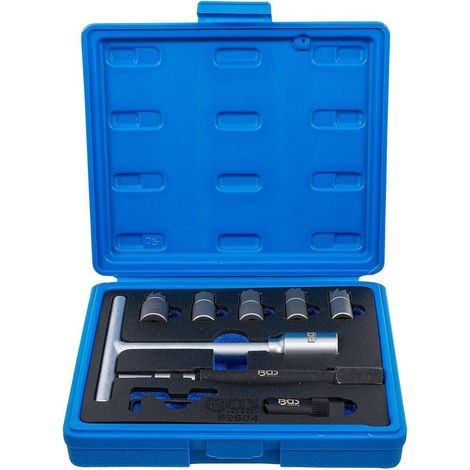 Jeu de Fraises pour Siège d'Étanchéité d'Injecteurs 9 pcs - Acier, Précision et Durabilité - Pro - D-Work