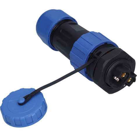 Wasserdichter Stecker mit Rückmutter IP68 Luftfahrt-Stromanschluss 250 V für Kabel und Leitungen LP202 Pin (1/5)