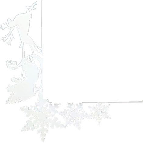Décors d'angle de porte en métal, décorations-traneau à cerfs (1/5)