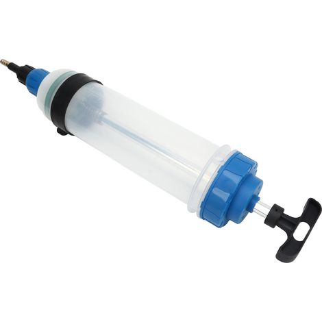 Seringue d'extraction de fluide 1,5L pour moteur automobile, pompe de transfert d'huile avec raccord rapide (1/5)