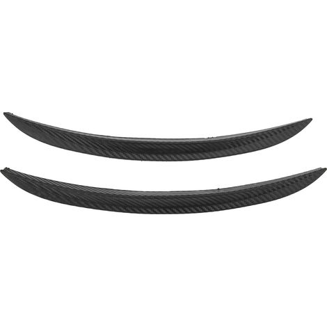 Lot de 2 baguettes décoratives de protection pour jantes de voiture, style fibre de carbone, universelles (1/5)