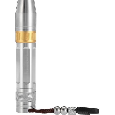 Lampe torche UV 3 couleurs (blanc, jaune, violet) pour test jade et monnaie, lumière portable à main. (1/5)