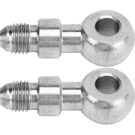 Raccord banjo droit en acier inoxydable pour frein, adaptateur œil banjo, 1 paire (1/5)