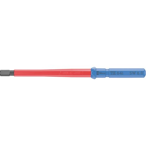 Wera Kraftform Kompakt VDE 64 i 6,0 x 157 mm TIE Elektriker Innen-Sechskant Wechselklinge 6.0 mm (1/5)