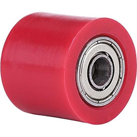 Rouleau à chane,Tenisor,Universa 8mm Poulie à galets tendeur à galet tendeur à galet tendeur pour moto motorisé Dirt Pit Pro Bike Bike(红色),roulette chaine moto 700 ténéré guide qu (1/4)