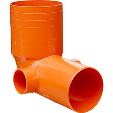 CURVA WC IN PVC Ã¸ 110 / 2 x 40