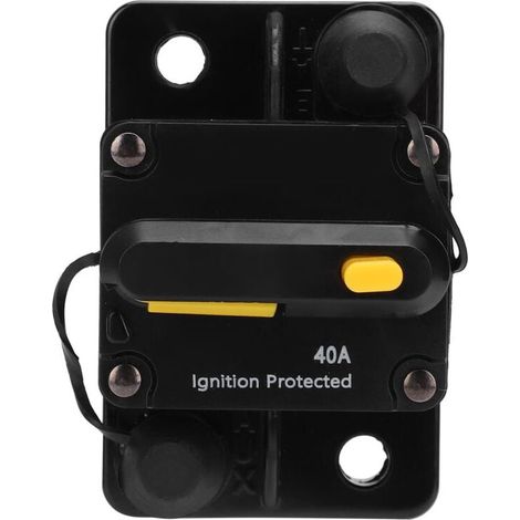 Disjoncteur Auto-Réarmable 40A DC12-42V avec Capot Étanche, Disconnecteur Électrique (1/4)