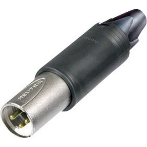 Neutrik NC3FM-C XLR-Steckverbinder Stecker, gerade, Buchse, gerade Polzahl: 3  Silber 1 St.