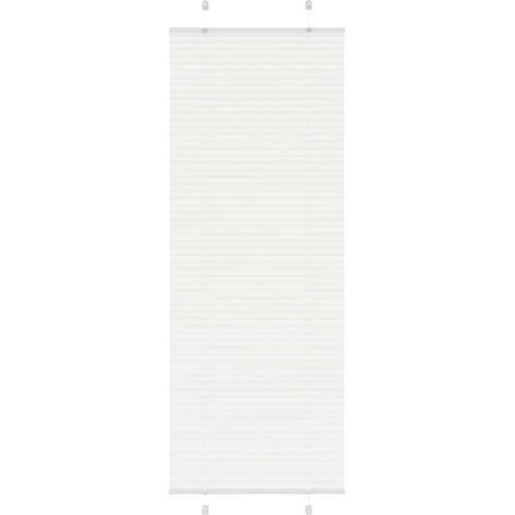 Estor Plisado blanco 75x200 cm Tela Ancho 74,4 cm Poliéster vidaXL