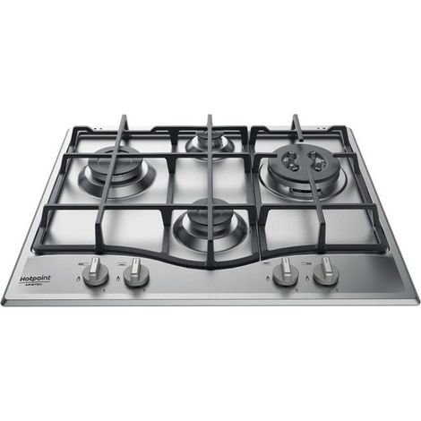 Hotpoint PCN 641 T/IX/HAR Table de cuisson à gaz encastrable 60 cm 4 feux (1/2)