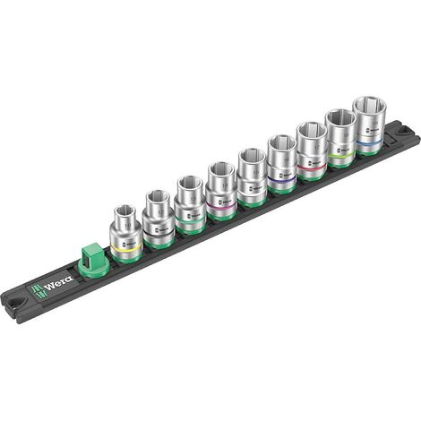 Wera C 4 Zyklop Jeu de clés à douille en pouces 1/2" 9 pièces 05005460001 (1/5)