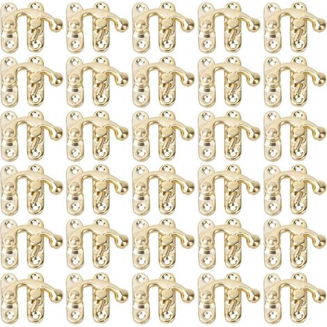 Kikumi - Lot de 30 fermoirs rétro en fer pour boîtes à bijoux et (1/5)