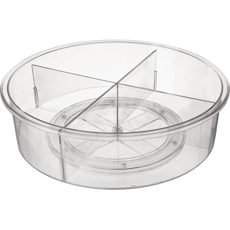 Boîte de rangement rotative, compartimentée, 30 cm (1/5)