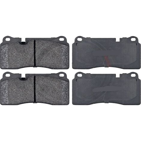 KIT PASTIGLIE FRENO ANTERIORI compatibile con VW TOUAREG (7LA,7L6,7L7) / PASTIGLIE FRENANTI AUTO OEM P 85 110  P 85 065  P 85 069  P 85 090  P 85 149, / SOSTITUZIONE DIRETTA / BASSA POLVERE / SILENZIO (1/4)