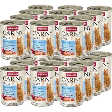 Animonda Carny Adult Katzennassfutter getreidefrei 400 g Huhn & Lachs Nassfutter Katze (1/2)