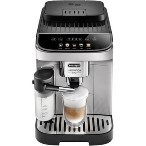 Delonghi – Cafetière à dosettes expresso broyeur – Technologie LatteCrema – Réservoir 1,8L – 15 bars – ECAM29061SB
