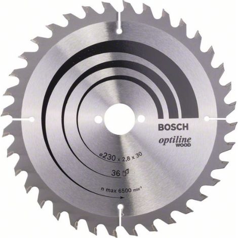 2608640628 - Lama per sega circolare Optiline Wood 230 x 30 x 2,8 mm, 36