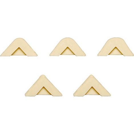 Jeu 5 lames de rechange pour decolleur lisseur de joints silicones, bgs